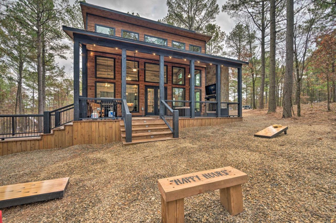 Luxury Cabin In The Woods With Hot Tub And Yard Games! Broken Bow Exterior foto