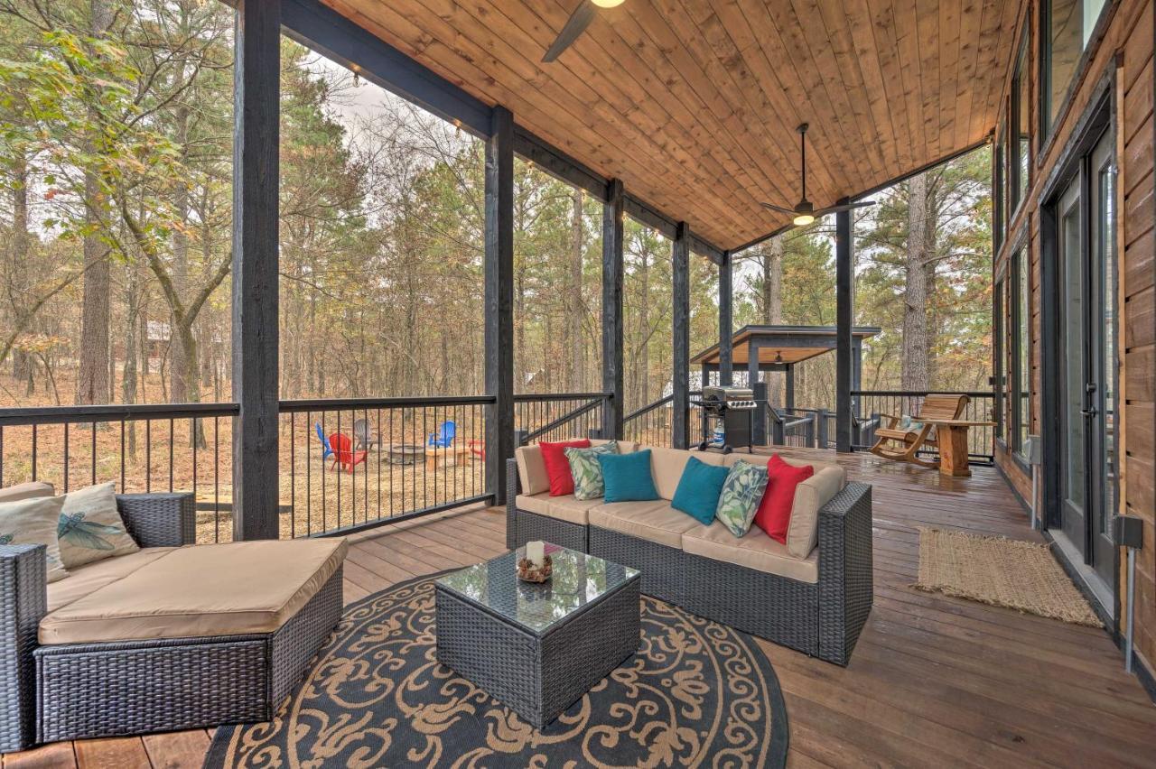 Luxury Cabin In The Woods With Hot Tub And Yard Games! Broken Bow Exterior foto