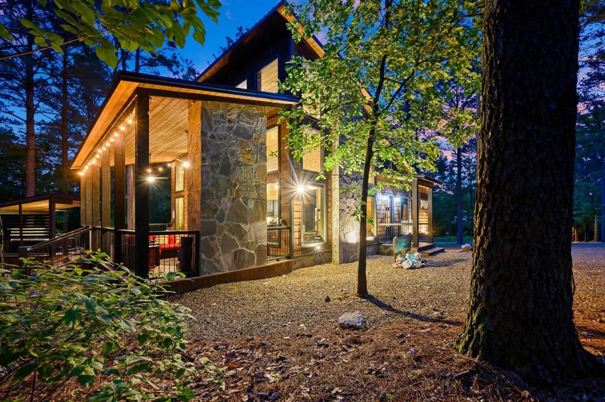 Luxury Cabin In The Woods With Hot Tub And Yard Games! Broken Bow Exterior foto